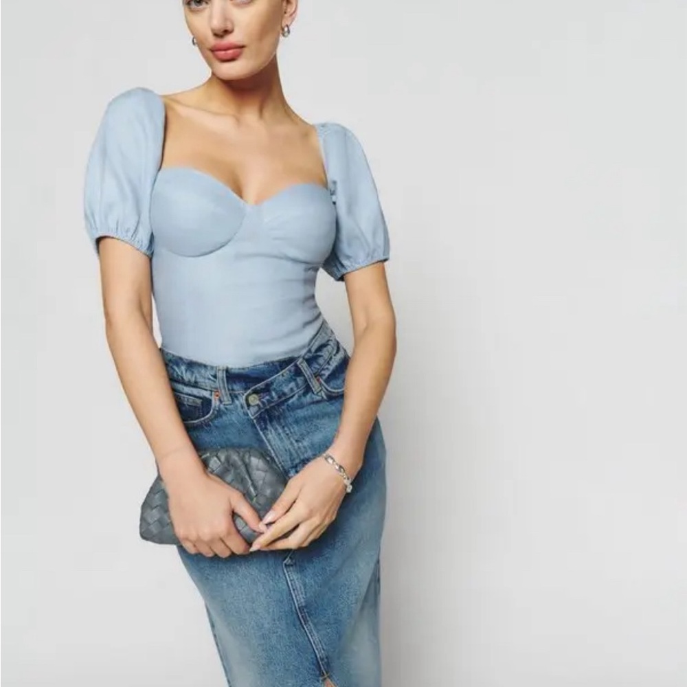 REFORMATION 
Andra Linen Top - Mineral
$148